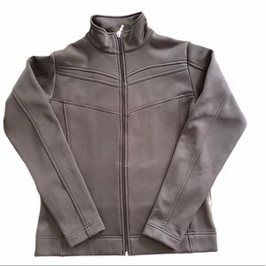 Lucy soft shell jacket brown full zipper medium